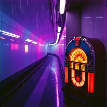 Midnight Window Reflections