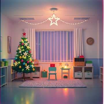 новогодний садик