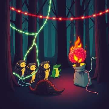 Четыре пьяных ёжика И Гена‑крокодил!